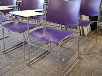 6x vergaderstoel met schrijftableau, casala, curvy - afbeelding 10 van  15