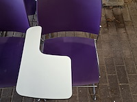 6x vergaderstoel met schrijftableau, casala, curvy - afbeelding 12 van  15