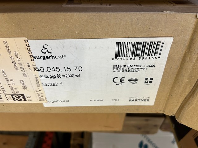 6x verlengbuis klemband pp 2000 mm, ubbink, ubifit - afbeelding 3 van  4