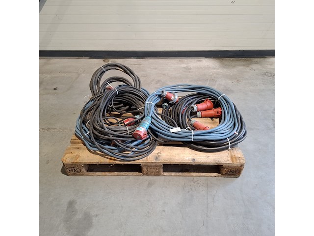 6x verlengkabels 380v | 32a - afbeelding 1 van  4