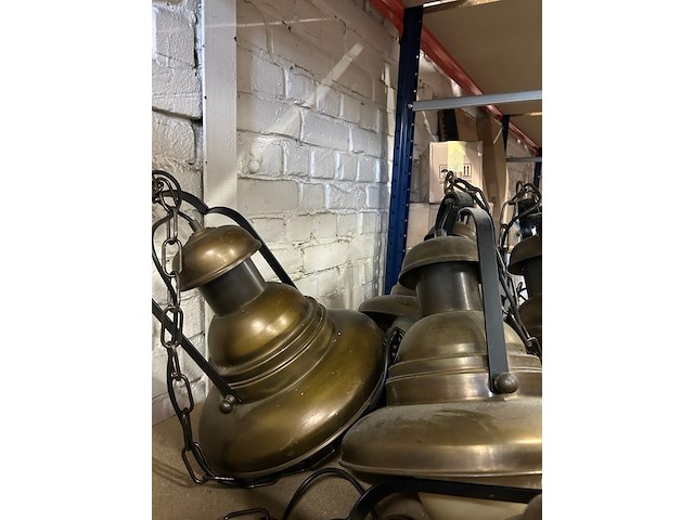 6x vintage/retro café hanglamp - afbeelding 4 van  4