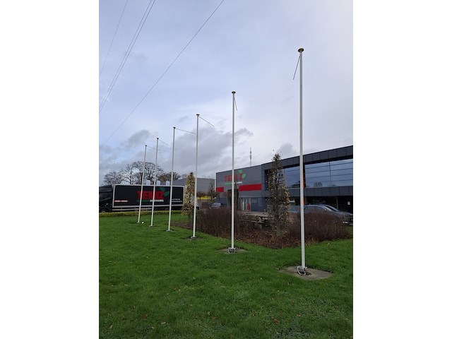 6x vlaggenmast - afbeelding 1 van  3