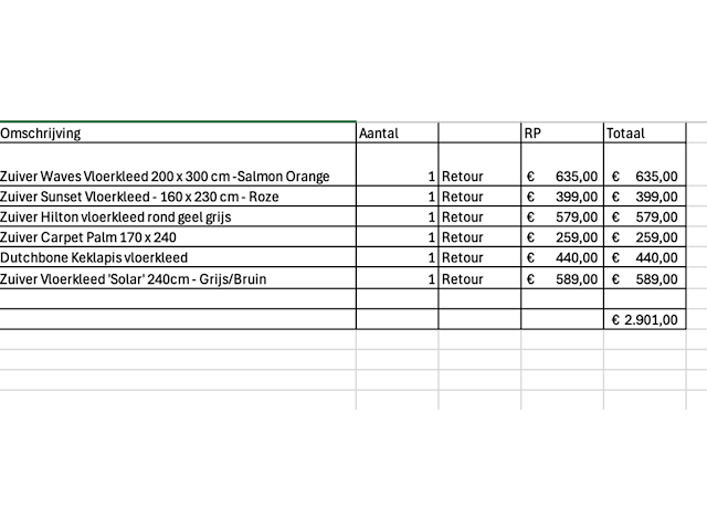 6x vloerkleed zuiver en dutchbone - afbeelding 7 van  9