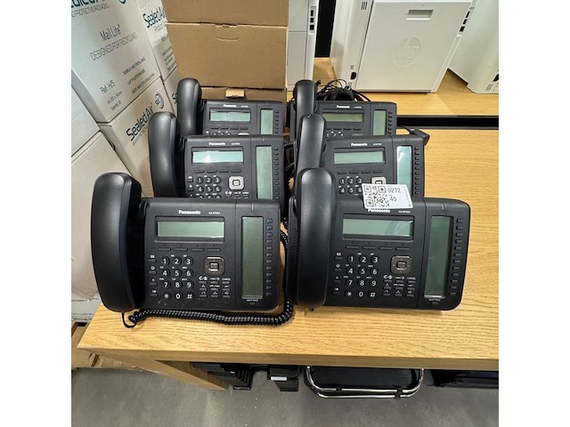 6x voip telefoon, panasonic, kx-nt553 - afbeelding 1 van  4