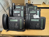 6x voip telefoon, panasonic, kx-nt553 - afbeelding 1 van  4