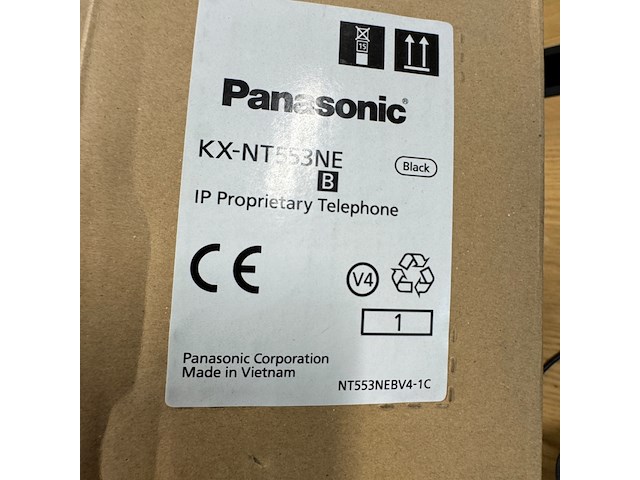 6x voip telefoon, panasonic, kx-nt553 - afbeelding 3 van  4