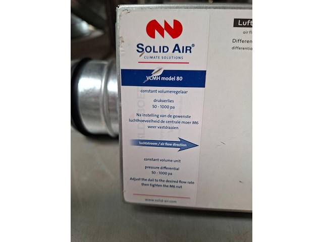 6x volumestroom regelaar solid air, vcmh, model 80 - afbeelding 3 van  3