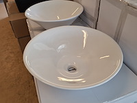 6x waskom best design, taps, glans wit - afbeelding 5 van  6