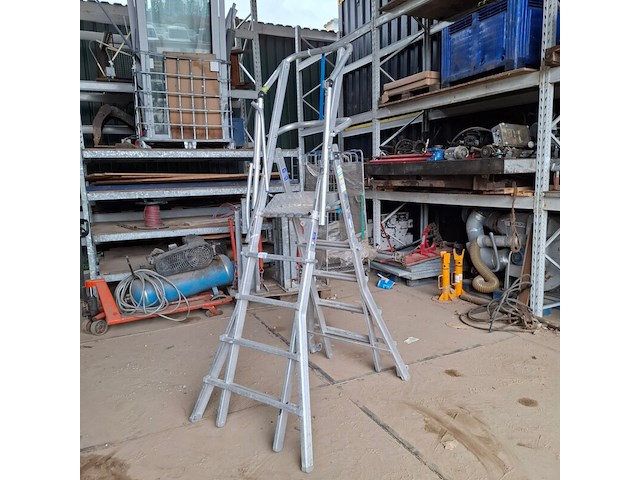 6x werktrap met bordes, o.a. stradbally - afbeelding 1 van  10