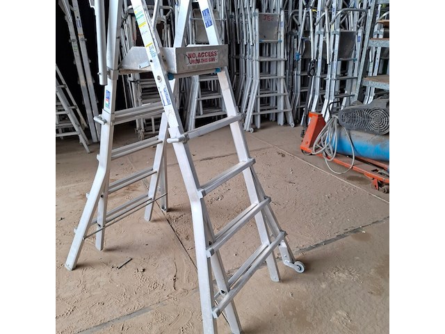 6x werktrap met bordes, o.a. stradbally - afbeelding 9 van  10