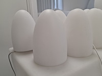 6x wijnkoeler, 10x ei lamp, 2x schaal en 1x bol wit, , met led verlichting - afbeelding 5 van  11