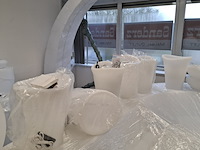 6x wijnkoeler, 10x ei lamp, 2x schaal en 1x bol wit, , met led verlichting - afbeelding 7 van  11