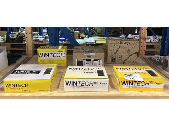 6x wintech/mavic racefiets artikelen w.o. fietscomputers - afbeelding 1 van  5