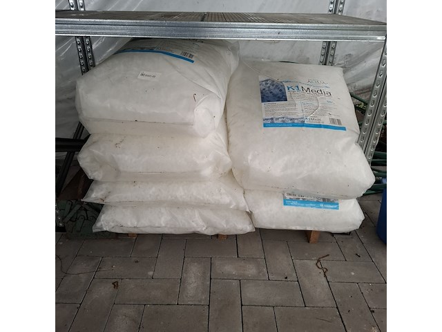 6x zak a 50l filter materiaal, evolution aqua, k1 media - afbeelding 1 van  3