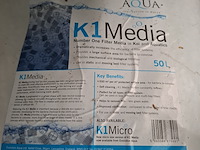 6x zak a 50l filter materiaal, evolution aqua, k1 media - afbeelding 3 van  3