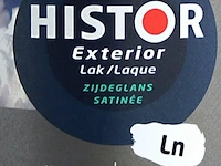6x zijdeglanslak basis 500 ml, histor, exterior, wit - afbeelding 2 van  2