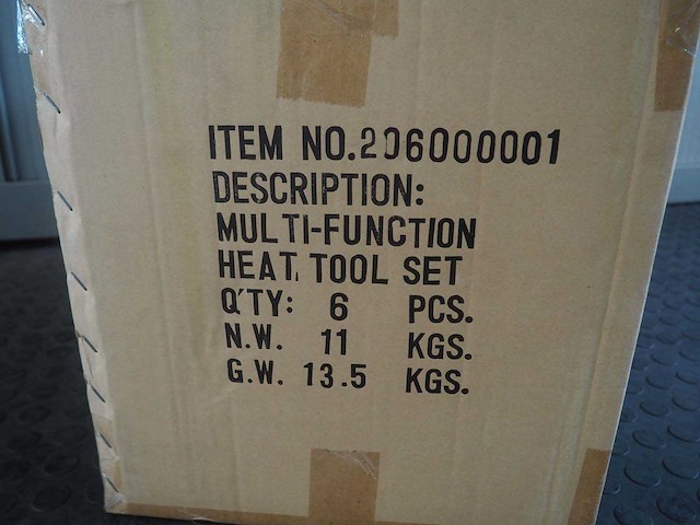 7 industries - 30-185 w - gas soldeerbrander set (6x) - afbeelding 9 van  9