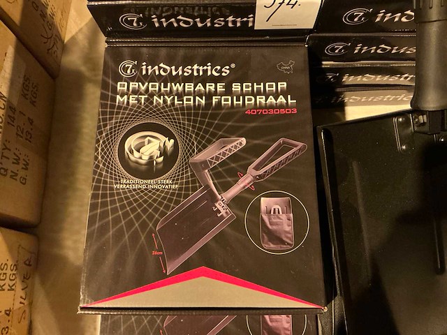 7 industries 407030503 opvouwbare schop (15x) - afbeelding 3 van  3