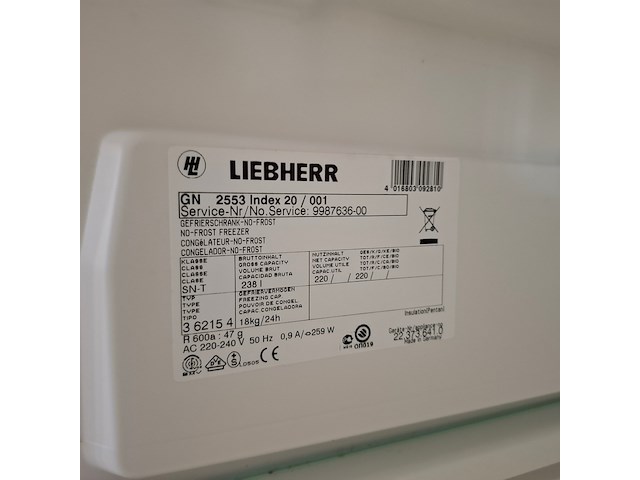 7 laden vriezer no frost, liebherr a++, gn2553 - afbeelding 6 van  6
