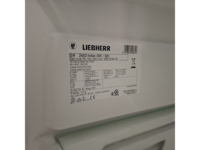 7 laden vriezer no frost, liebherr, gn2553 - afbeelding 6 van  6