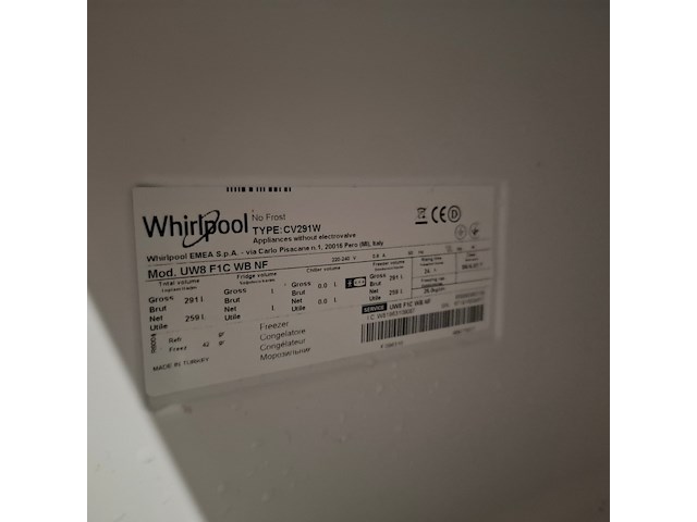 7 laden vriezer no frost, whirlpool a+++, cv291w - afbeelding 6 van  7