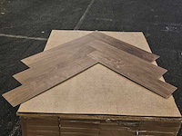 7 m2 pvc click visgraat met xps onderlaag - 750 x 150 x 6,5 mm - afbeelding 2 van  2