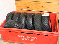 7 platenwagen banden in kunststof krat. maatvoering 3.00-4(260x85) - afbeelding 1 van  2