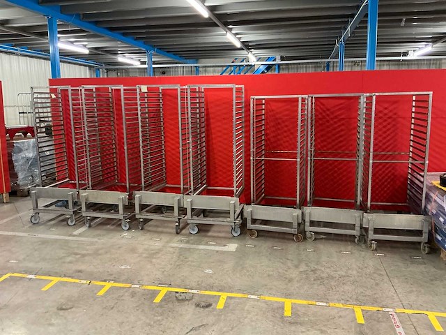 7 stuks gn 2/1 inschuifrekken, 20 niveaus - afbeelding 1 van  8