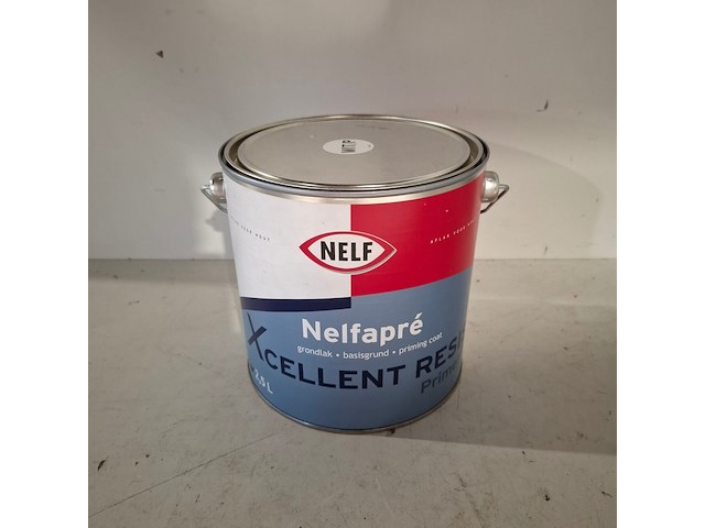 7 x 2,5 liter aqua primer satin, nelf, wit - afbeelding 2 van  5
