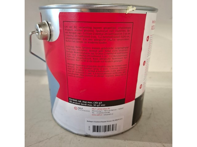 7 x 2,5 liter aqua primer satin, nelf, wit - afbeelding 3 van  5
