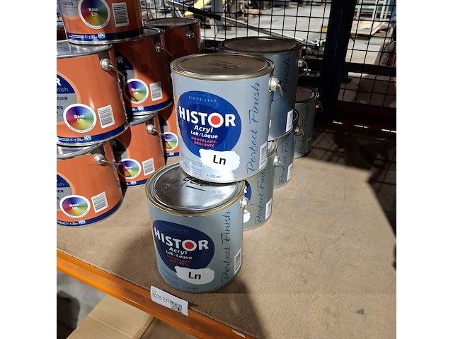 7 x 2.5l aqua hoogglanslak ral 9010 histor - afbeelding 1 van  5