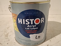 7 x 2.5l aqua hoogglanslak ral 9010 histor - afbeelding 2 van  5