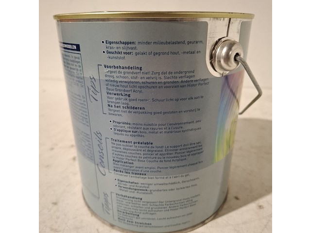 7 x 2.5l aqua hoogglanslak ral 9010 histor - afbeelding 5 van  5