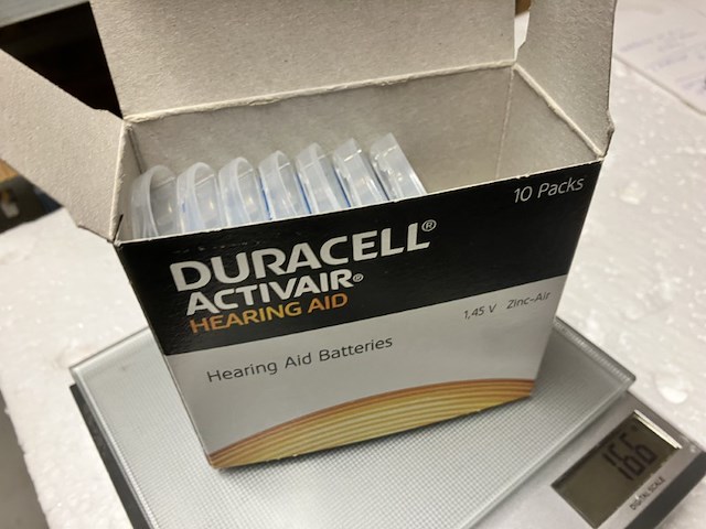 7 x doosje gehoorapparaat batterijen blauw , 6 stuks in een doosje - afbeelding 4 van  9