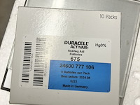 7 x doosje gehoorapparaat batterijen blauw , 6 stuks in een doosje - afbeelding 9 van  9