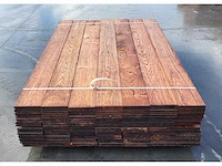 70 x walaba buitenparket 25x140mm , lengte 180cm ( = 18 m2 )