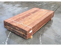 70 x walaba buitenparket 25x140mm , lengte 180cm ( = 18 m2 ) - afbeelding 4 van  6
