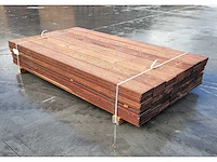 70 x walaba buitenparket 25x140mm , lengte 180cm ( = 18 m2 ) - afbeelding 5 van  6