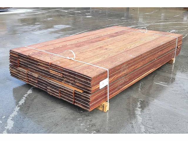 70 x walaba buitenparket 25x140mm , lengte 180cm ( = 18 m2 ) - afbeelding 6 van  6