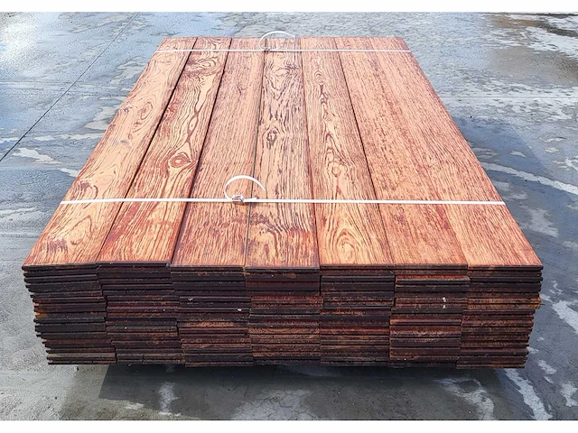 70 x walaba buitenparket 25x140mm , lengte 180cm ( = 18 m2 ) - afbeelding 1 van  6