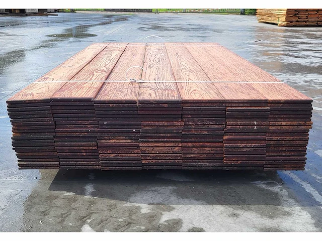70 x walaba buitenparket 25x140mm , lengte 180cm ( = 18 m2 ) - afbeelding 3 van  6