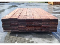 70 x walaba buitenparket 25x140mm , lengte 180cm ( = 18 m2 ) - afbeelding 3 van  6