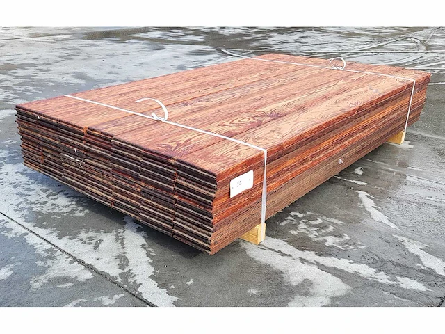 70 x walaba buitenparket 25x140mm , lengte 180cm ( = 18 m2 ) - afbeelding 4 van  6