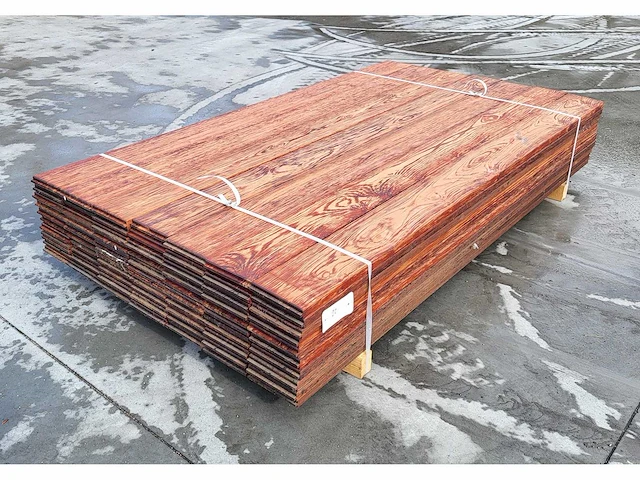 70 x walaba buitenparket 25x140mm , lengte 180cm ( = 18 m2 ) - afbeelding 6 van  6