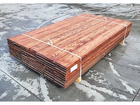 70 x walaba buitenparket 25x140mm , lengte 180cm ( = 18 m2 ) - afbeelding 6 van  6
