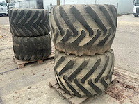 700/45-22.5 bandenset op 10 gaats velg voor graafmachine - afbeelding 5 van  17