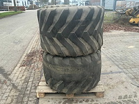700/45-22.5 bandenset op 10 gaats velg voor graafmachine - afbeelding 11 van  17