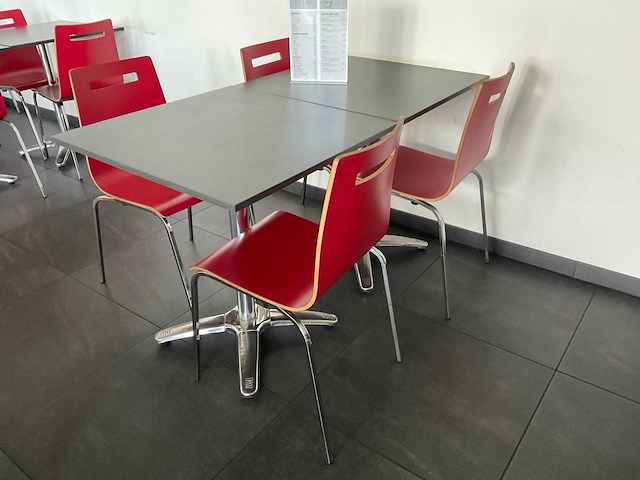 70x70cm restauranttafel (16x) - afbeelding 1 van  2
