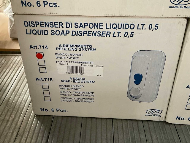 714 zeepdispenser 500ml (17x) - afbeelding 2 van  2