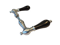 (71x) deurkruk zwitserland - chrome mat - a-2128